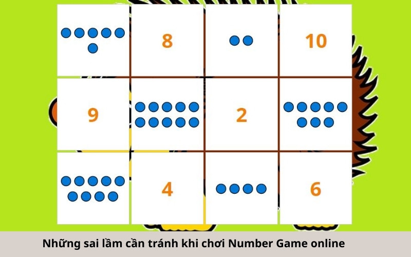 Những sai lầm cần tránh khi chơi Number Game online