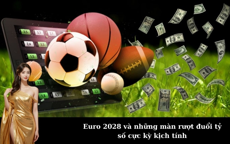 Euro 2028 và những màn rượt đuổi tỷ số cực kỳ kịch tính